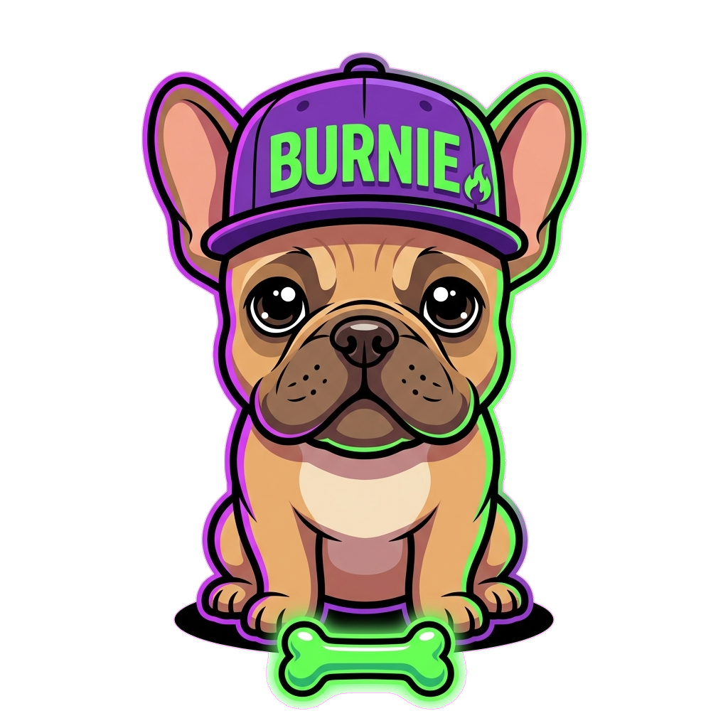 BURNIE the bulldog mascot